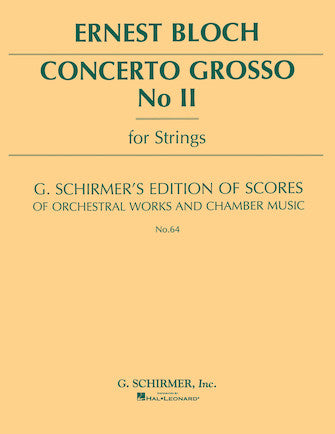 Bloch Concerto Grosso No. 2