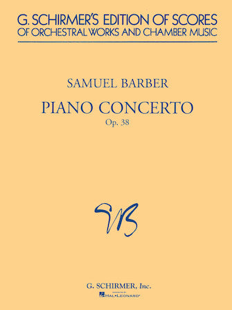 Barber Piano Concerto, Op. 38 Full Score