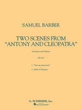 Barber Two Scenes from Antony and Cleopatra