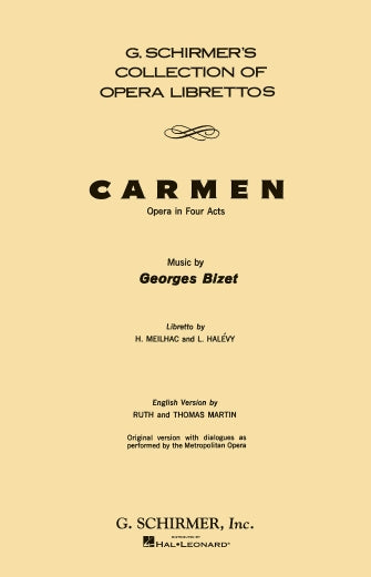 Bizet Carmen Libretto
