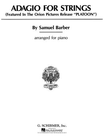 Barber Adagio for Strings (transcribed for piano)