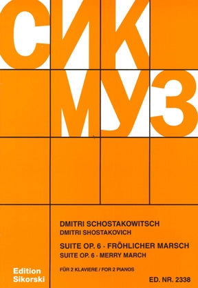 Shostakovich Suite Op. 6 and Merry March