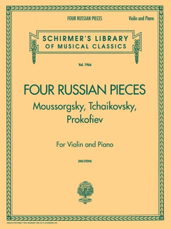 Four Russian Pieces Violin and Piano