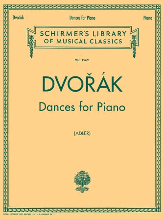 Dvořák: Dances For Piano