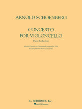 Schoenberg Concerto for Violoncello and Orchestra