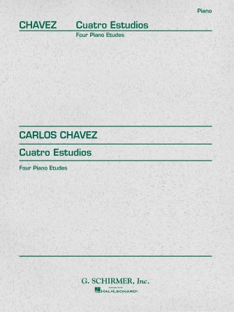Chàvez Cuatro Estudios Piano Solo