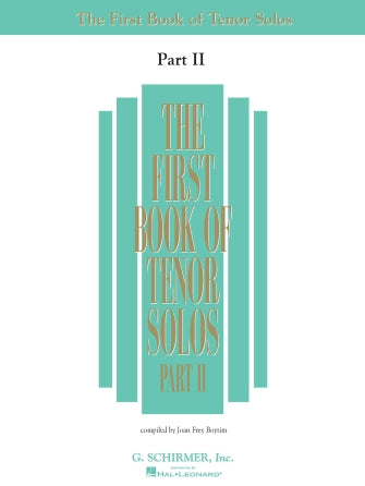 First Book of Tenor Solos, The - Part II