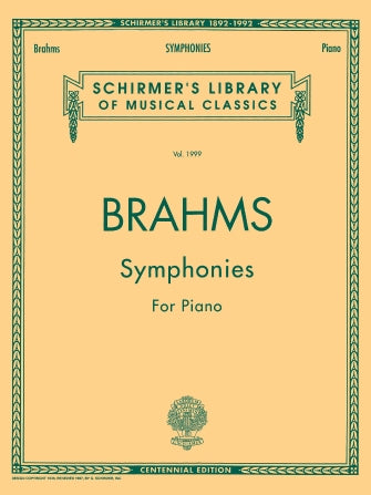 Brahms Symphonies for Solo Piano (Complete)