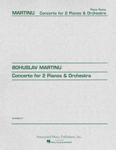 Martinu Concerto for Two Pianos