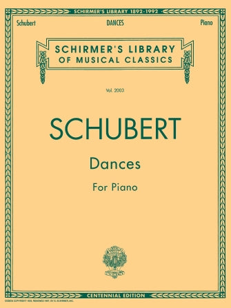 Schubert Dances for Piano