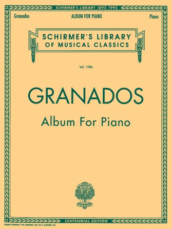 Granados Album for Piano Solo
