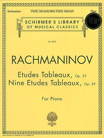 Rachmaninoff Etudes Tableaux, Op. 33 & 39