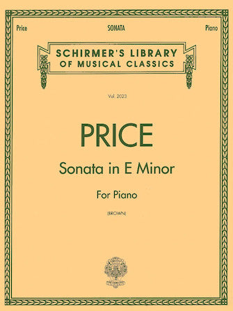 Price: Sonata in E Minor