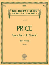 Price Sonata in E Minor