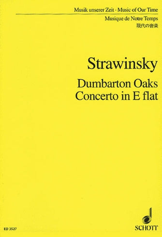 Stravinsky Dumbarton Oaks