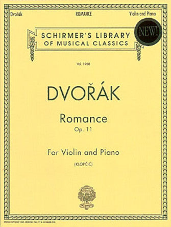 Dvorák Romance, Op. 11 Violin and Piano