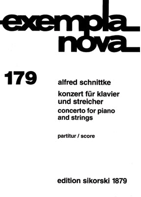 Schnittke Concerto for Piano and Strings (1979)