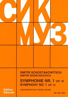 Shostakovich Symphony No. 1, Op. 10