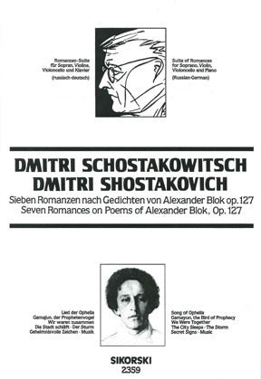 Shostakovich Romance Suite Opus 127 Score and Parts