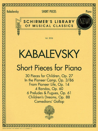 Kabalevsky Short Pieces for Piano