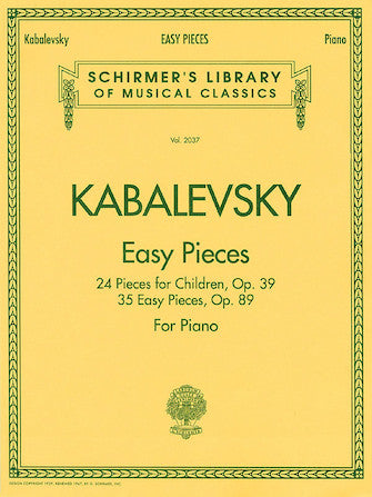 Kabalevsky Easy Pieces (24 Easy Pieces for Children, 35 Easy Pieces)