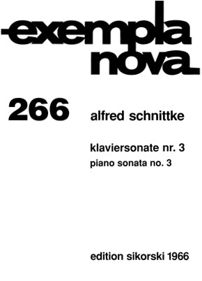 Schnittke Klaviersonate No. 3 Piano Solo