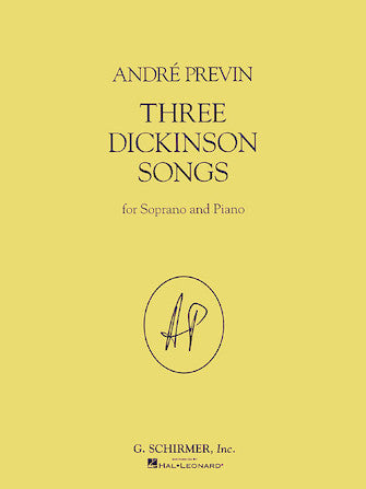 Previn, André - Three Dickinson Songs