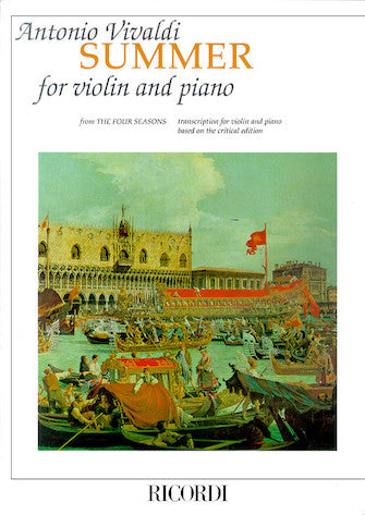 Vivaldi Concerto in G Minor L'estate (Summer) from The Four Seasons RV315, Op8. No.2