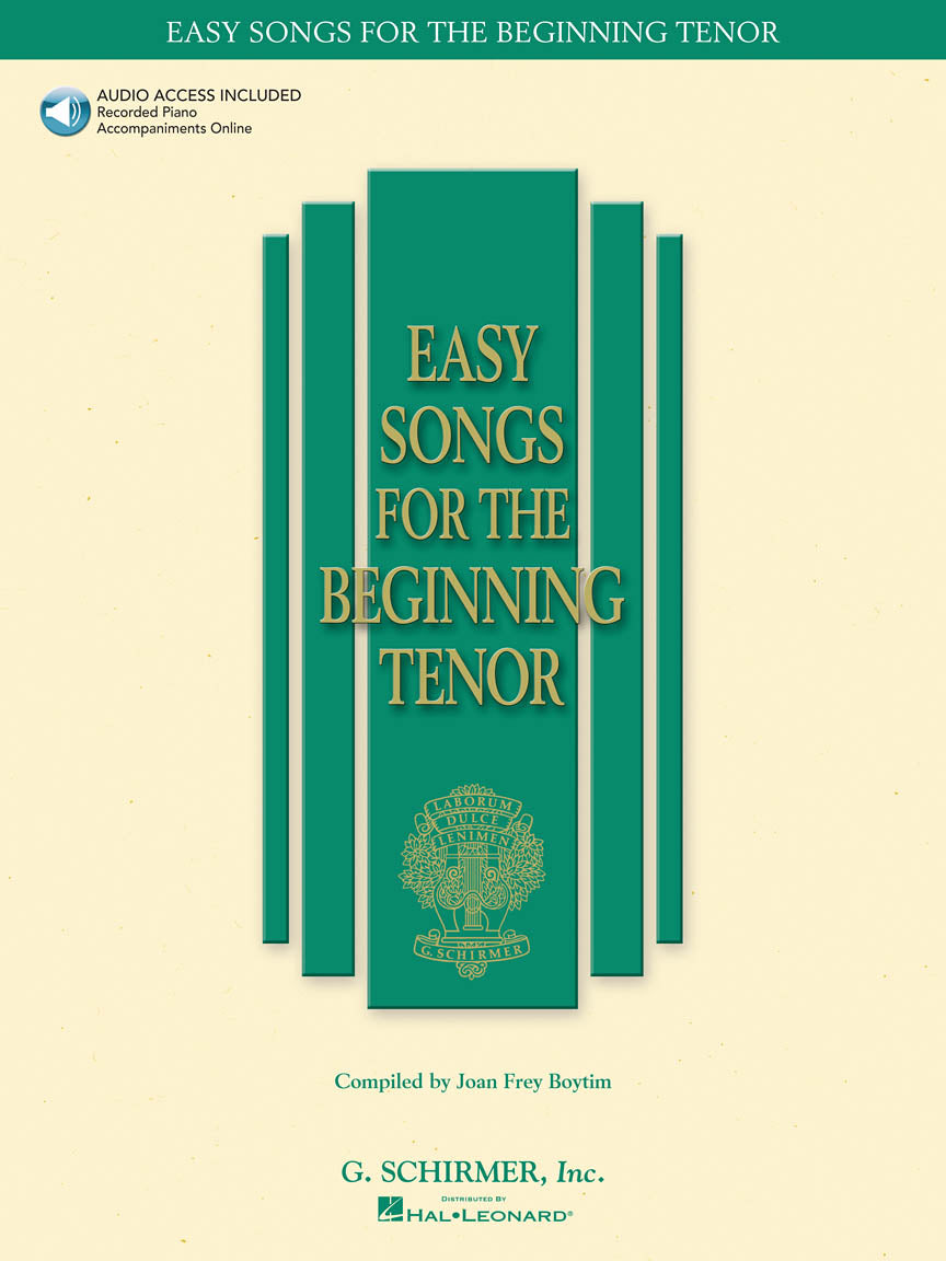 Easy Songs for Beginning Singers - Tenor