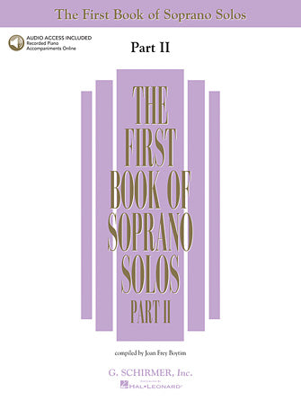 First Book of Soprano Solos, The - Part II
