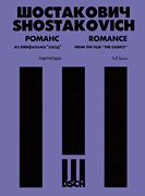 Shostakovich Romance Solo Violin and Orchestra - Score