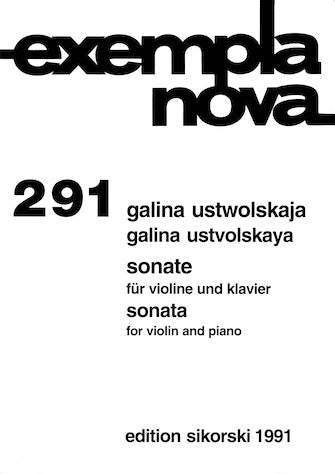 Ustvolskaya - Sonata for Violin and Piano