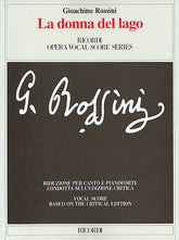 Rossini La Donna Del Lago Opera Vocal Score