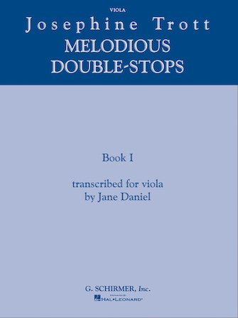 Trott Melodious Double-Stops Book 1 transcribed for viola