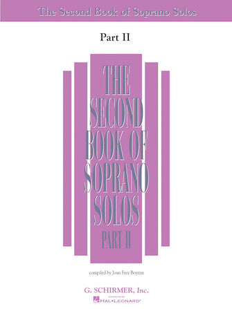 Second Book of Soprano Solos - Part II Book Only