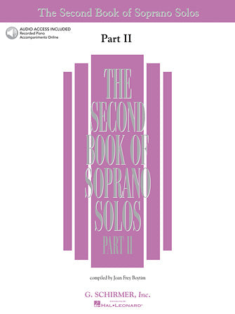 Second Book of Soprano Solos - Part II Book/Online Audio