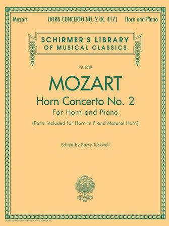 Mozart - Concerto No. 2, K. 417 for Horn
