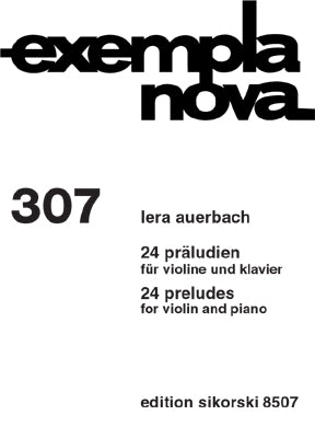 Auerbach 24 Preludes for Violin and Piano