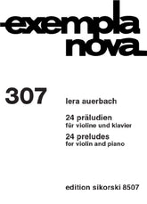 Auerbach 24 Preludes for Violin and Piano