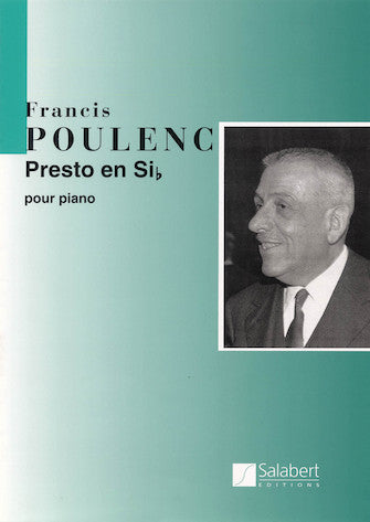 Poulenc Presto in B Flat Piano Solo