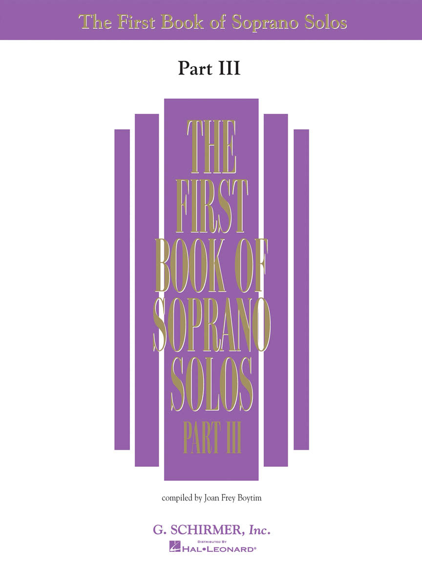 First Book of Soprano Solos - Part III
