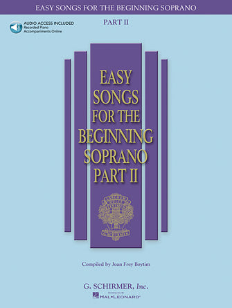 Easy Songs for Beginning Singers - Soprano, Part II