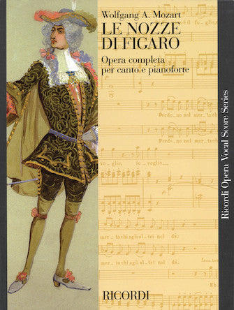 Mozart Le Nozze di Figaro Vocal Score Italian