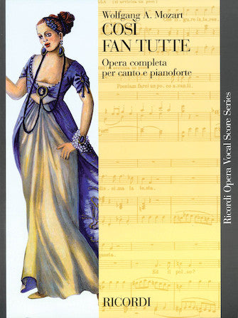 Mozart Cosi fan Tutte, K. 588 Italian