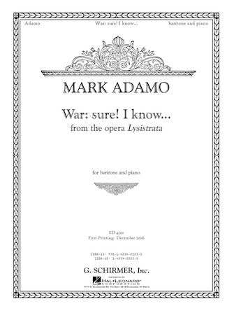 War: Sure. I Know... (from Lysistrata)