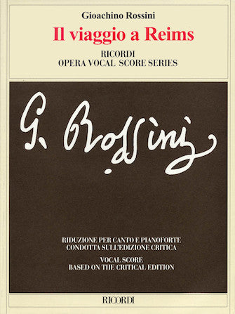Rossini Il Viaggio a Reims Vocal Score