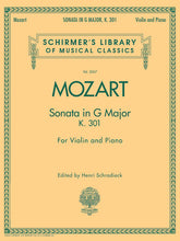Mozart Violin Sonata in G Major, K301 for Violin and Piano