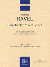 Ravel Don Quichotte á Dulcinée for Baritone and Piano