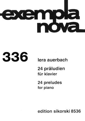 Auerbach 24 Preludes for Piano