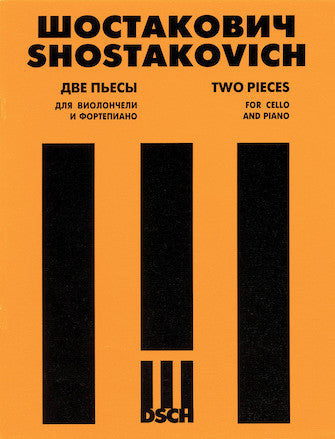 Shostakovich Two Pieces For Cello And Piano